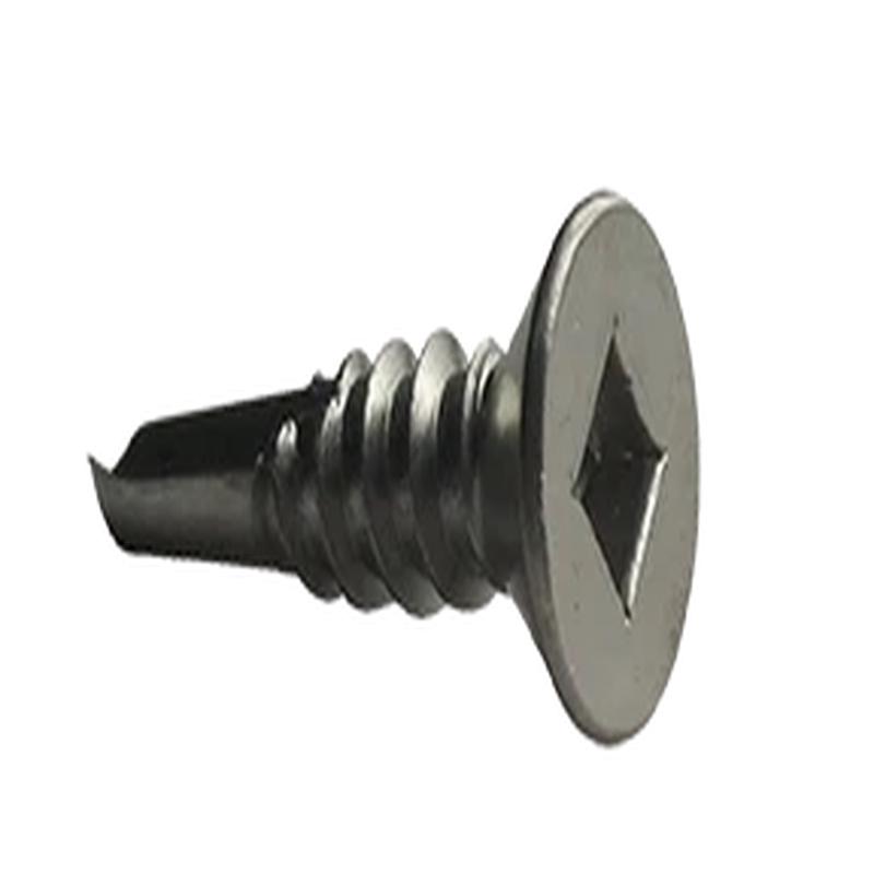 [2000 BULK] Self Drilling Screws Square Flat #3 Point 410 Stainless 10-16 X 1
