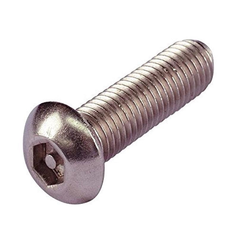 [25 PKG] Cap Screws Button Pin In Socket Stainless 3/8-16 X 3
