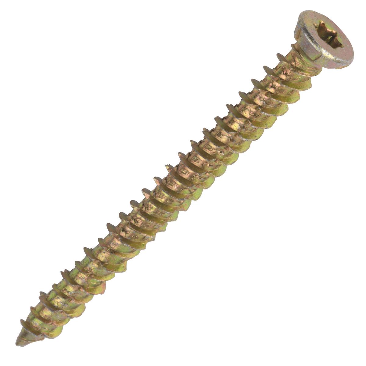 Concrete Screws 7.5mm Countersunk  Heavy-Duty Fixings for Concrete, Brick & Masonry – 7.5 x 112mm x 10 units