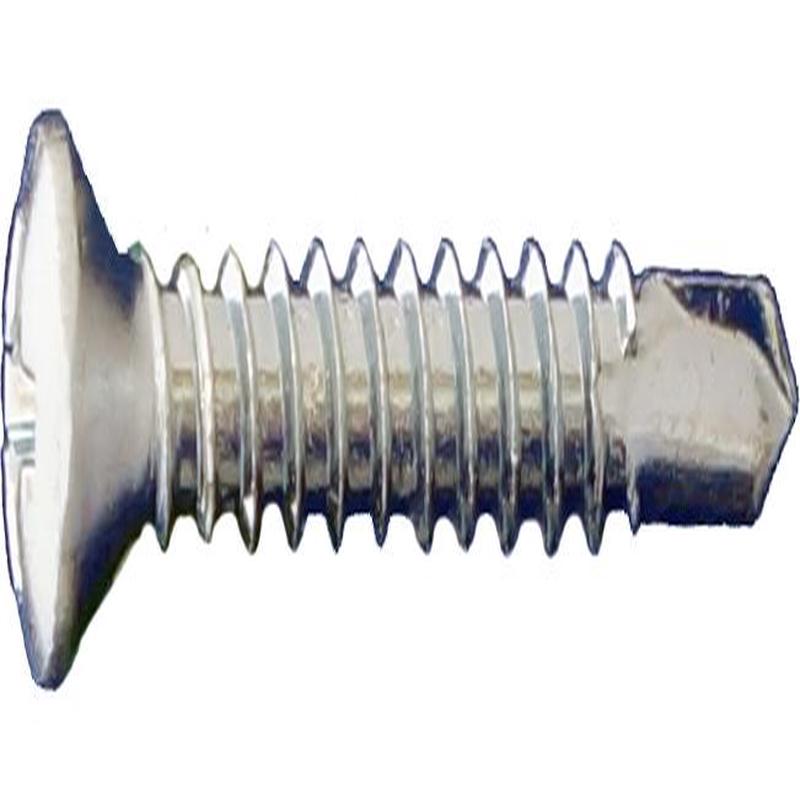 DAGGERZ OPSDZ08100 8 x 1 Phillips Oval Head Self Drill Screws Zinc 8000 PCS