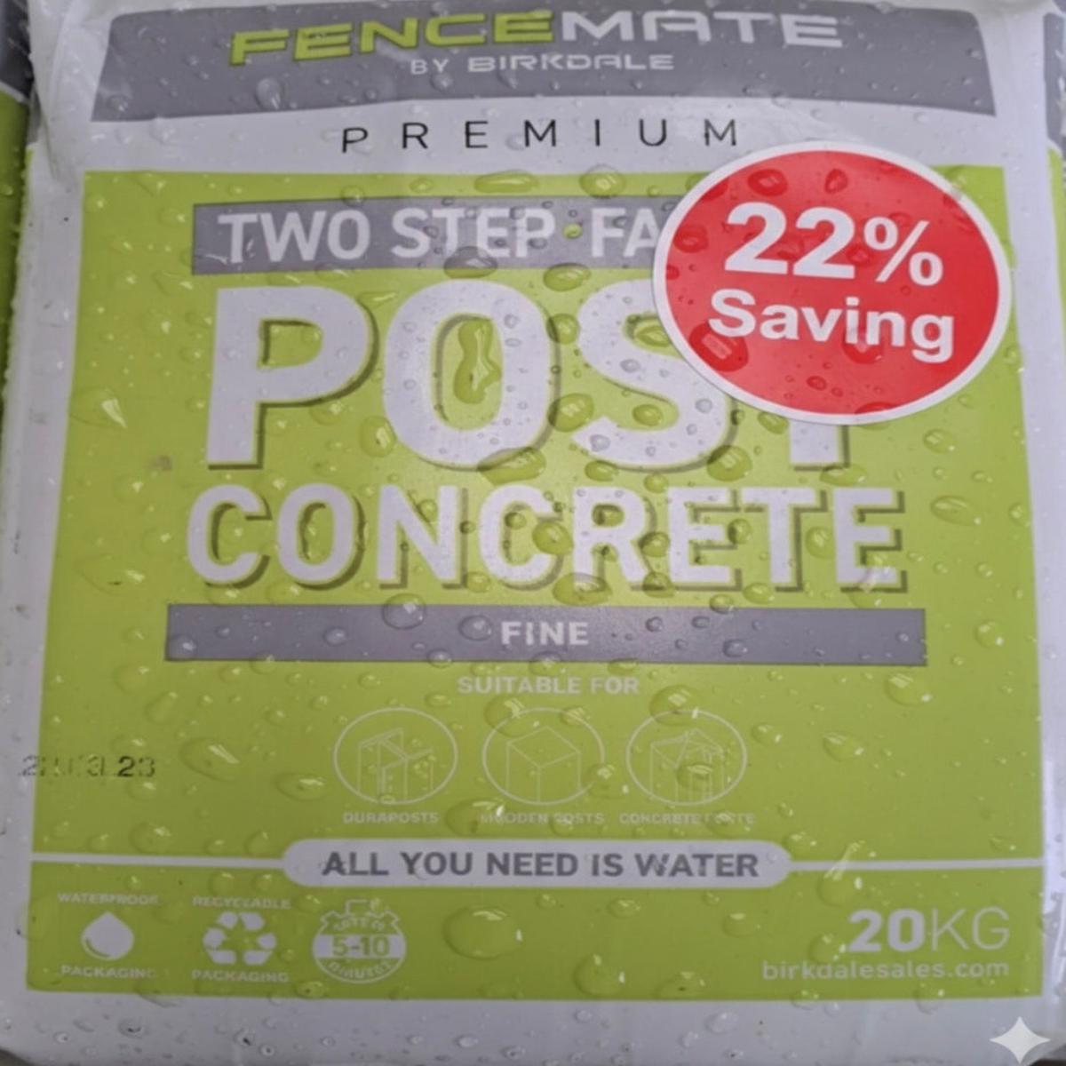 Full Pallet Post Mix  70 x 20kg Bags for Trade & Contractors