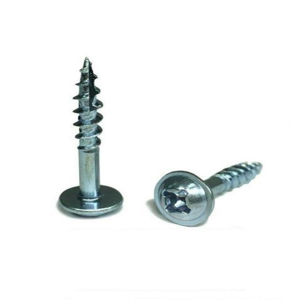 INTERCORP #8 X 1 1/4″ Zinc Coarse Thread Pocket Hole Screws Phil / Square