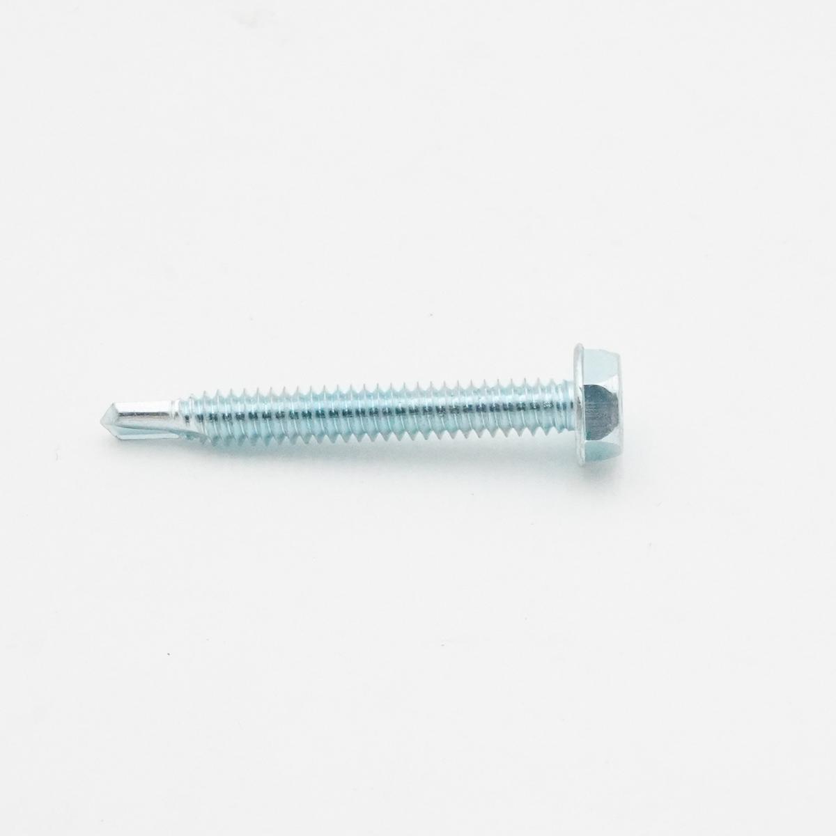 Malco BT156G 10-24 x 1-1/2 Bit-Tip #3 Point Self-Tapping & Self-Drilling Sheet Metal Screws- 5/16″ Hex Washer Head | HVAC Fastners | Structural & Layered Metal