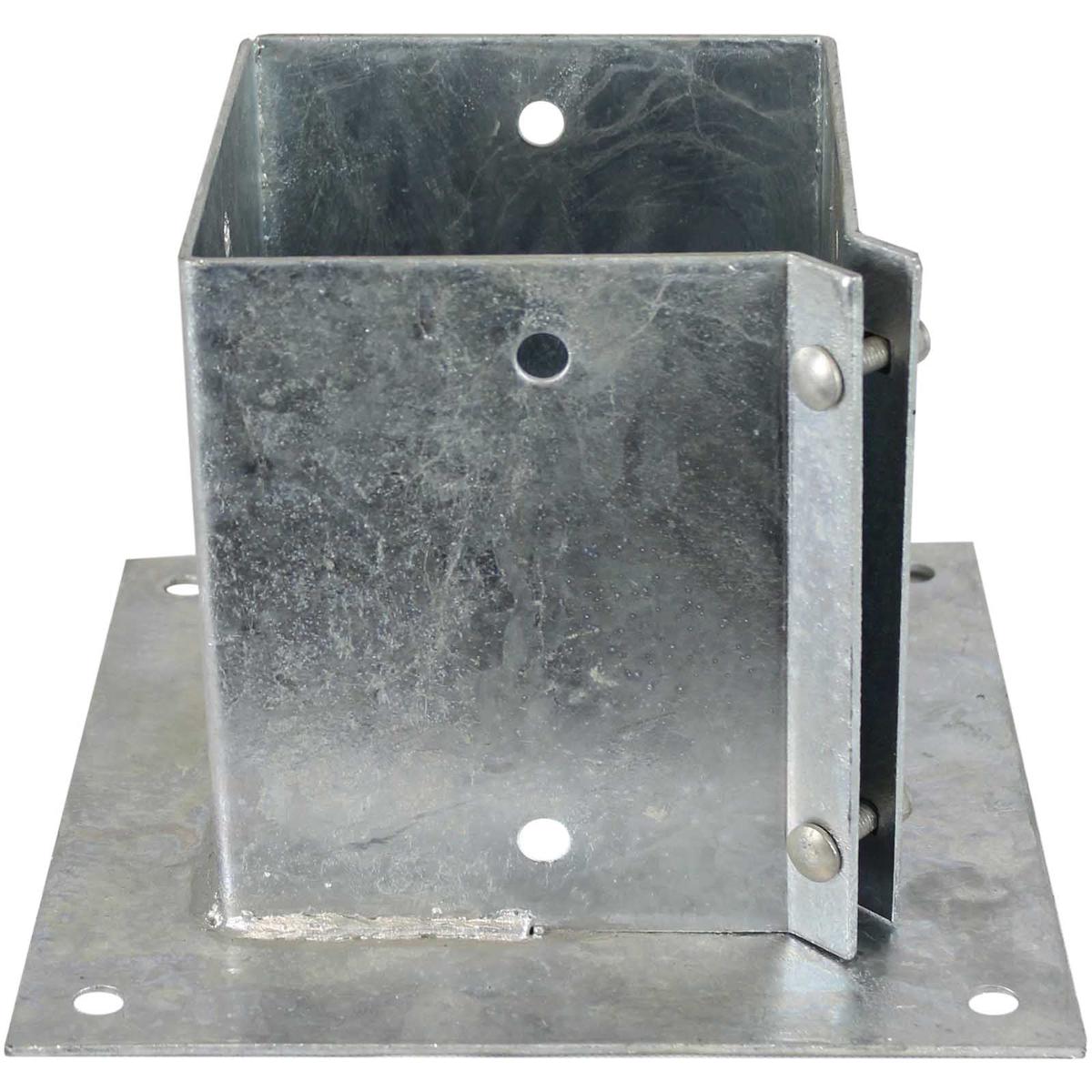 MetPosts Bolt Down  Stable, Easy Post Supports – 3 x 3 Galvanised