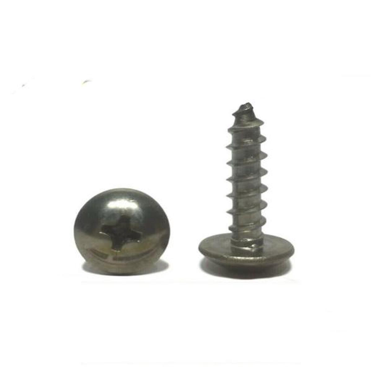 (Qty 2000) #8 x 1-1/4" Truss Head Phillips Sheet Metal Screws Stainless Steel