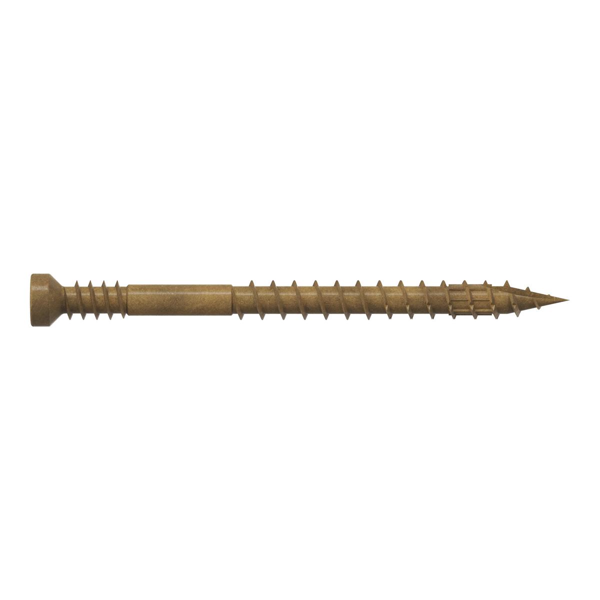 Simpson Strong-Tie FT07200MB #7 x 2 in. T10, Trim-Head, Quik Guard, Tan Finish Trim Screw