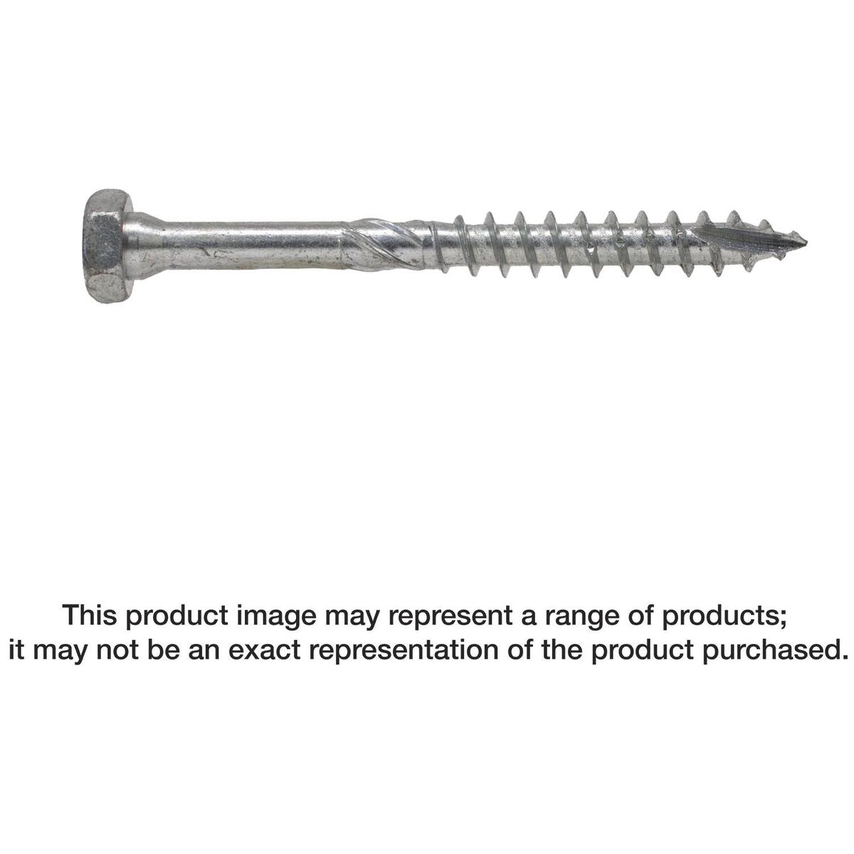 Simpson Strong-Tie SDHR27614-R25 Strong-Drive SDHR COMBO-HEAD Screw, 0.275-in. x 6-1/4-in., Blue Zinc, 25-Pack