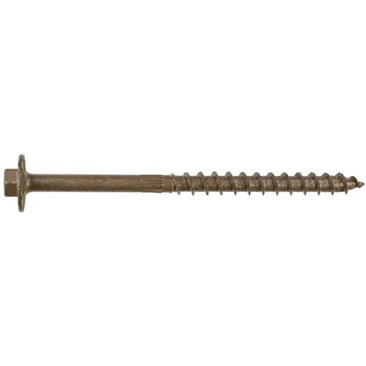 Simpson Strong-Tie SDWH19300DB-R50 .640×3 Hex Drive Large Hex Washer Head Double-Barrier Coating Steel Structural Screws, 50/Box