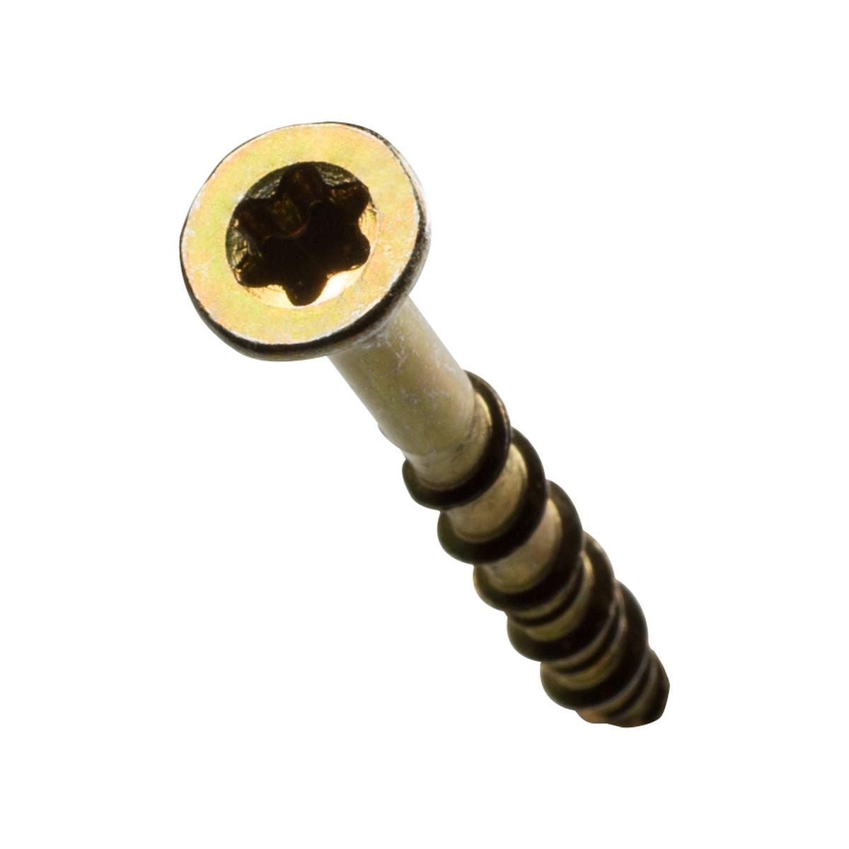 Simpson Strong-Tie Strong-Drive Subfloor Collated Screw, #9 x 2-1/2-in. T25, Yellow Zinc, 1500-Pack
