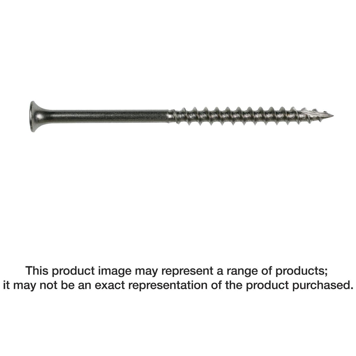 Simpson Strong-Tie T10250DB1 Bugle-Head Wood Screw, Square Drive, #10 x 2-1/2-in. #2 Square, Type 316, 1-lb.