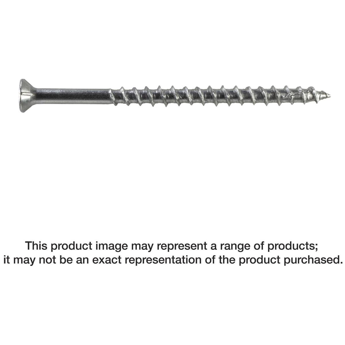 Simpson Strong-Tie T10300WP5 Deck-Drive DWP WOOD SS Screw, #10 x 3-in. T-25, Flat Head, Type 316, 5-lb.