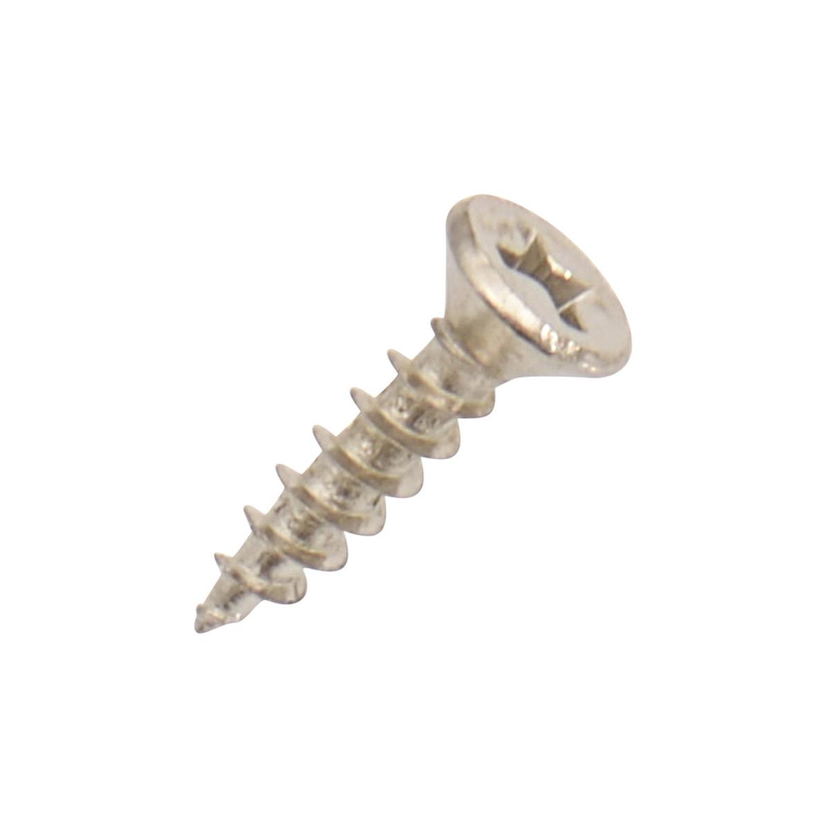 Steel Flat Head Philips Screws, 100 Pack – #4 | 3/4″