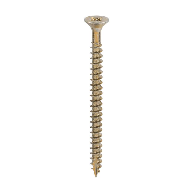 TIMCO Classic Multi-Purpose Screws – PZ – Double Countersunk – Yellow – 6.0 x 80 – 200 Pieces Box