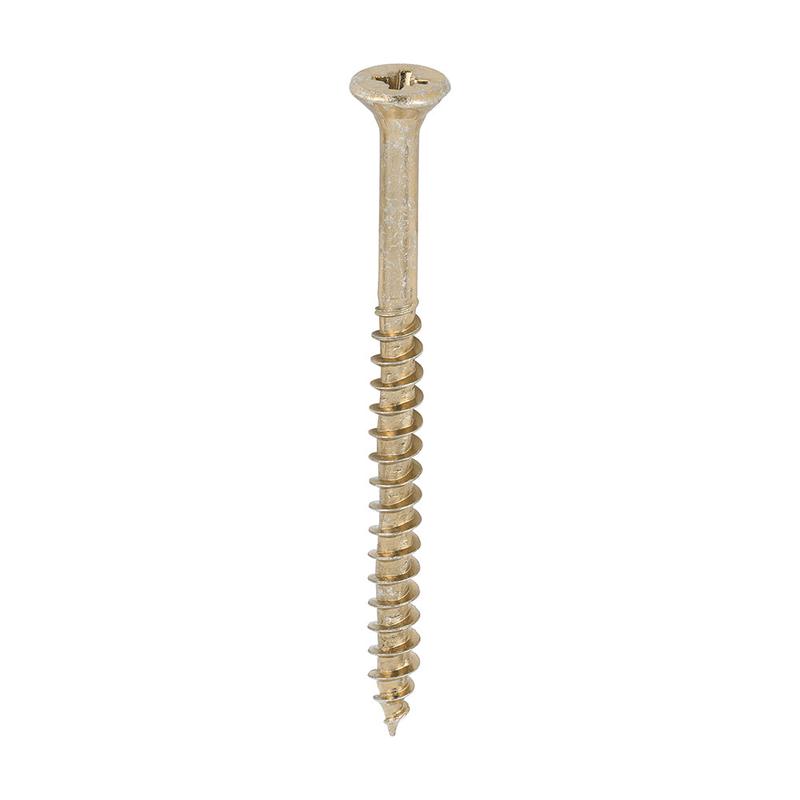 TIMCO Velocity Premium Multi-Use Screws – PZ – Double Countersunk – Yellow – 4.5 x 60 – 200 Pieces Box