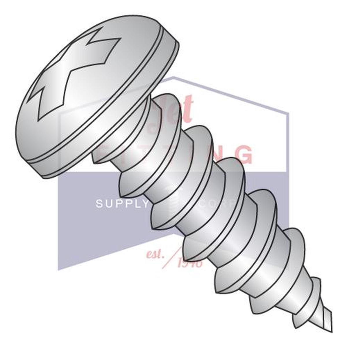 10-16X3/4  MS51861-C Military Phillips Pan Type AB Sheet Metal Screw 410StainlessSteel DFAR