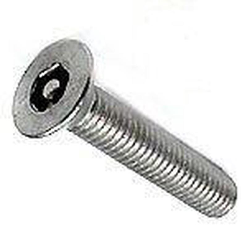 [100 PKG] Cap Screws Flat Pin In Socket Stainless 6/32 X 1/4
