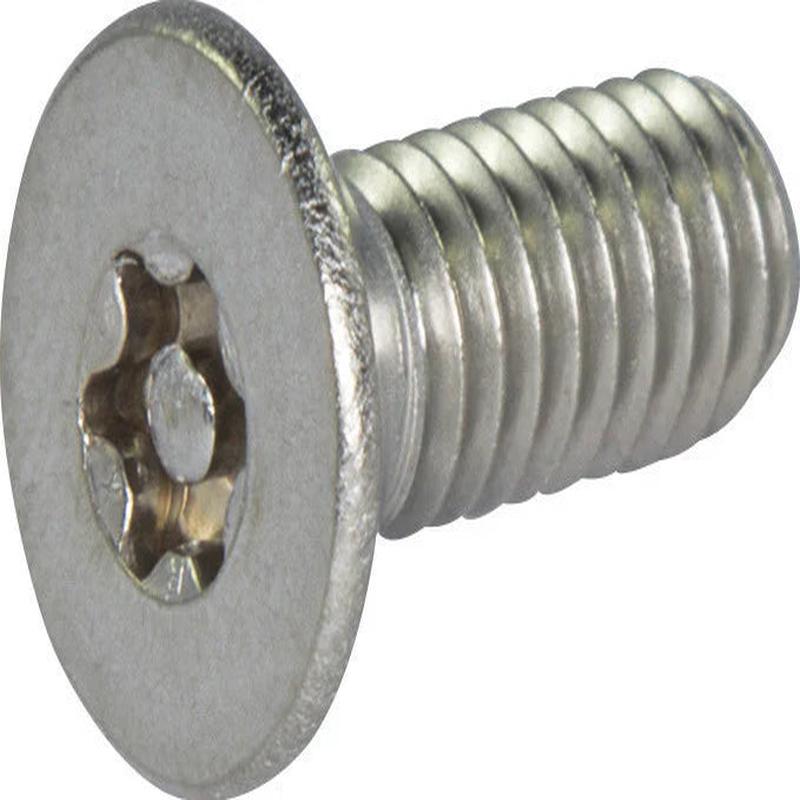 [100 PKG] Machine Screws Flat Head Pin In Torx 18/8 Stainless Steel M3.5-0.6 X 30