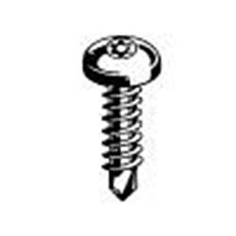 [100 PKG] Self Drilling Screws Flat Head Pin In Six Lobe 410 Stainless Steel 6 X 1-1/2