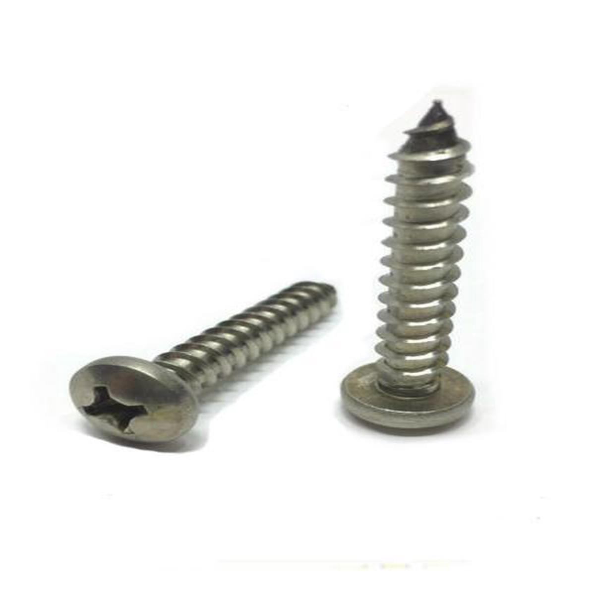 #14 x 2 1/2″ Sheet Metal Screws Stainless Steel Pan Head Phillips Drive