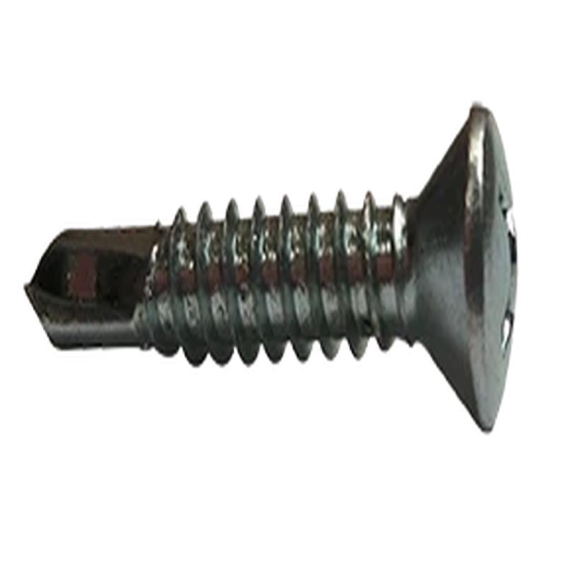 [5000 BULK] Self Drilling Screws Phil Oval #2 Point Zinc Plated 6 X 5/8
