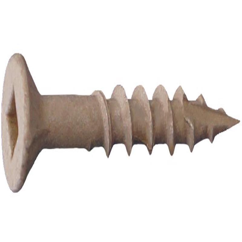 DAGGERZ ACQDLFLSQ08100TAN 8 x 1 Deck-Pro Square Flat w/Nibs Type 17 Deck Screws ACQ Dagger Ultra-Guard Coating Tan 10000 PCS