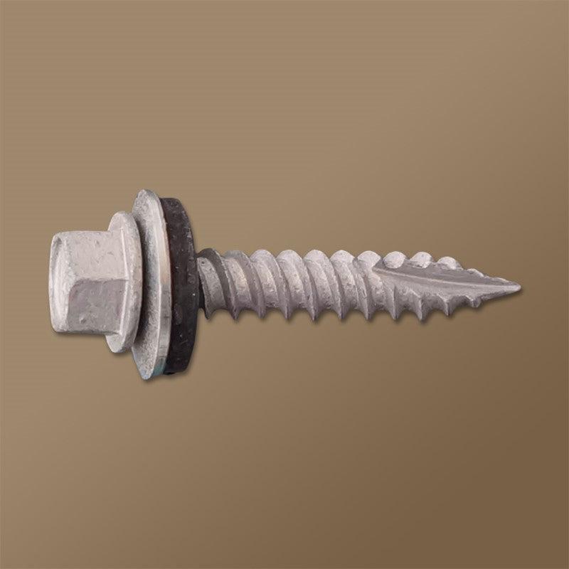 DAGGERZ DAGSSS10112T17 10 x 1-1/2 Dagger-Tite Hex Washer Head Type 17 Screws with Bonded Washer 304 Stainless Steel 2500 PCS