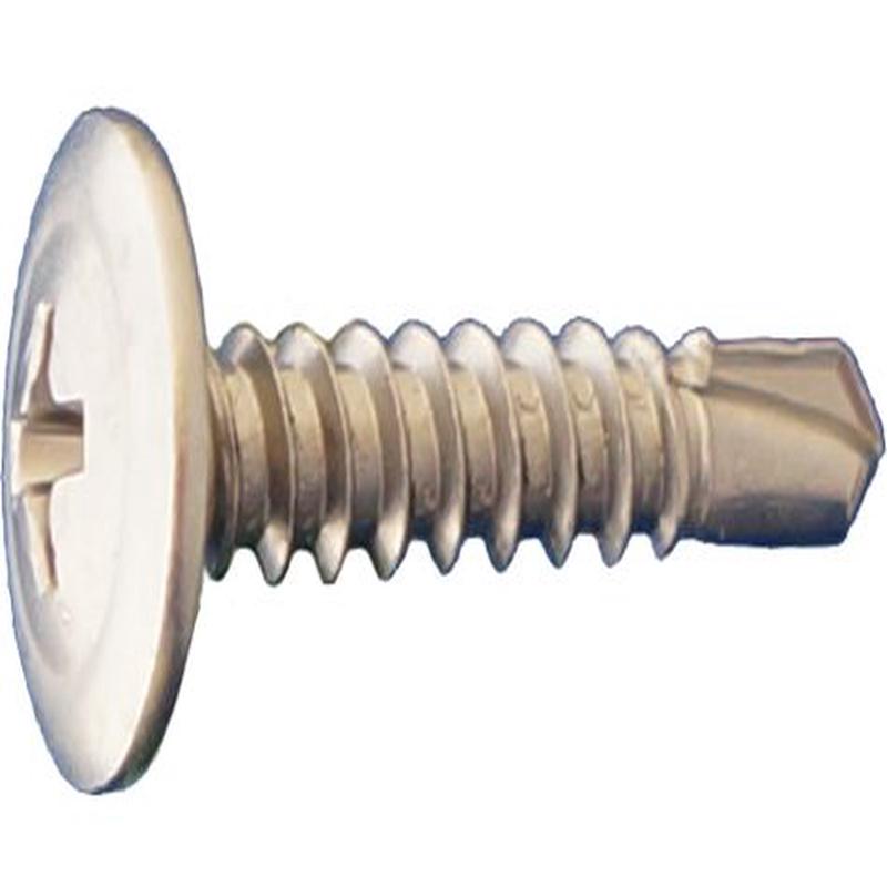 DAGGERZ MTSDSS081104 8 x 1-1/4 Phillips Modified Truss Wafer Self Drill Screws 410 Stainless Steel 5000 PCS