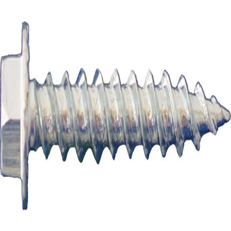DAGGERZ SMZ100128 10 x 1/2 Unslotted Hex Washer Head w/Serrations Sheet Metal Screws Zinc 10000 PCS