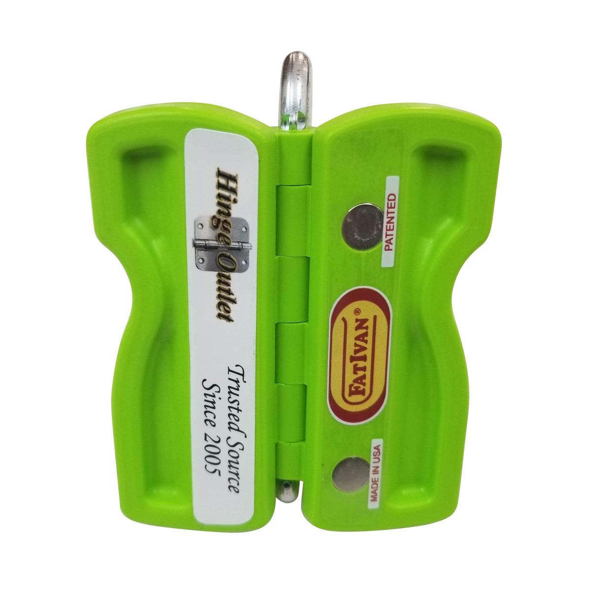 Door Stopper – Door Chock – Fat Ivan For Hinge Outlet – Multiple Finishes Available – Bulk Discounts Available – Promo – Green | One FatIvan – $21.54