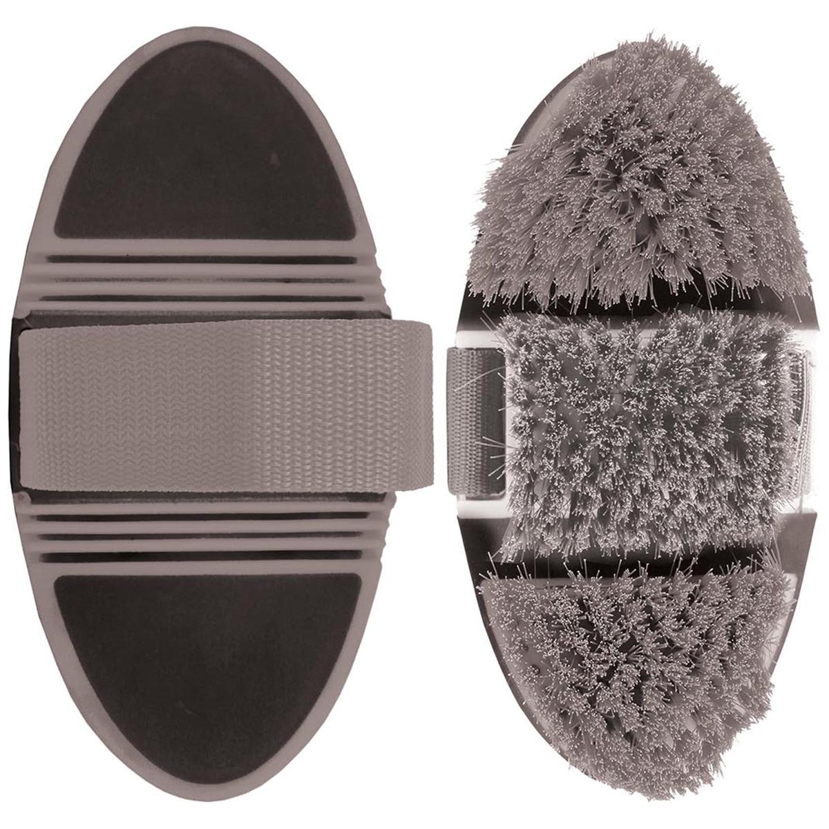Ergonomic Flexible Body Brush for Horses Gentle & Effective Grooming Tool – Black
