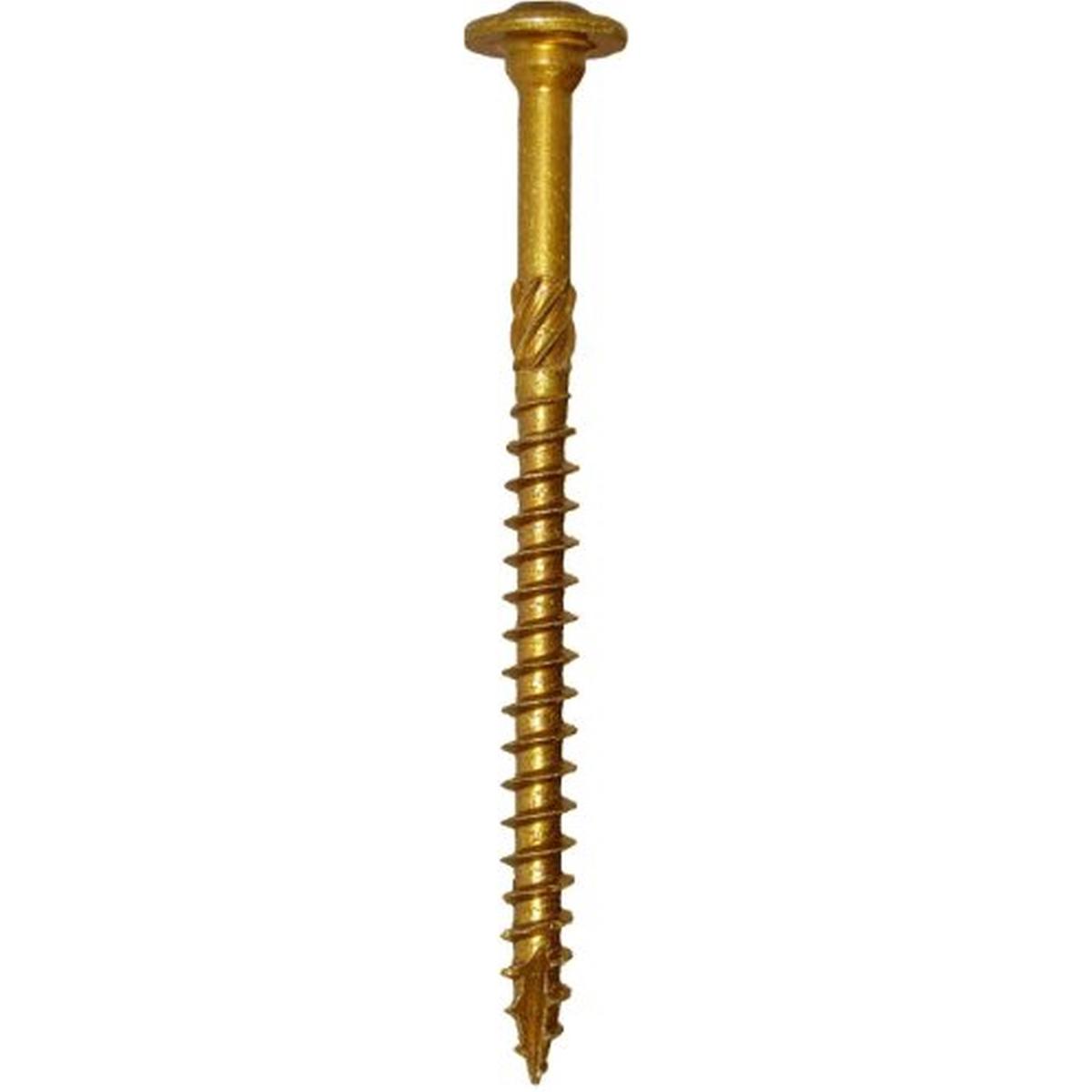 GRK Fasteners RSS 5/16 x 3-1/2 Inch, Structural Screws, 100 PCS, Rust Resistant Climatek Coating, Heavy-Duty Framing & Decking Screws, Fast Bite Tip, Star Drive Recess, T-30 Bit Included, Go