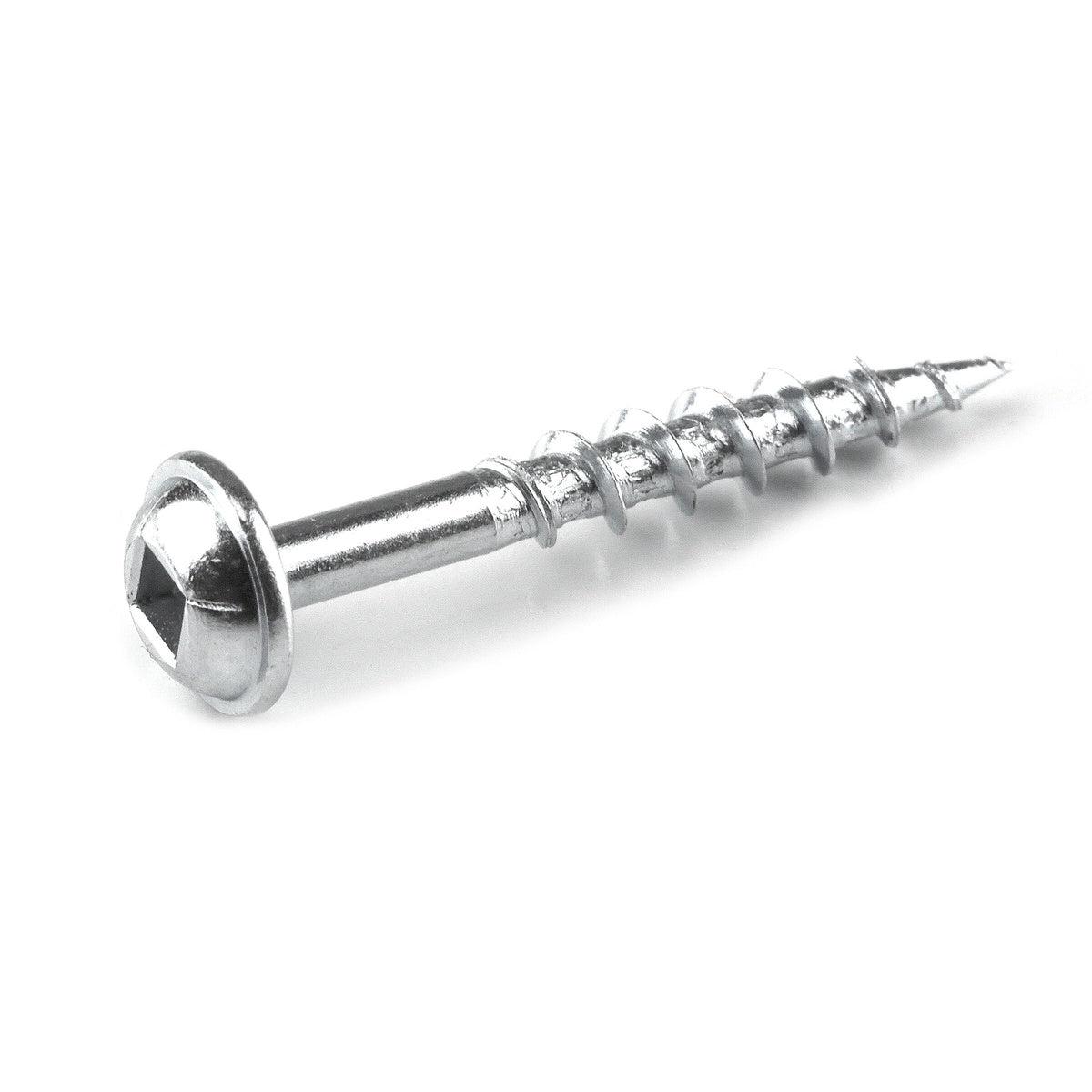 Kreg Tool #8 1-1/4-in. Coarse Washer Head Zinc Pocket-Hole Screws, 1200 Count for Indoor Wood Joinery (SML-C125-1200)