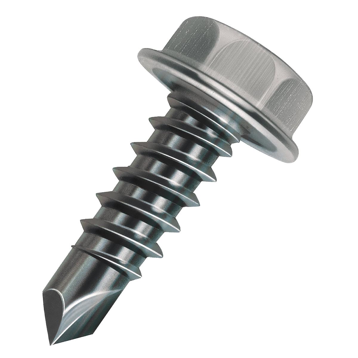 Malco BT131 #2 Point 8-18 x 1/2″ | Bit-Tip Drill and Tap Screws | 1/4″ Hex Washer Head | HVAC Fastners | Structural & Layered Metal | Self Tapping and Self Drilling Sheet Metal Screws, 10,00