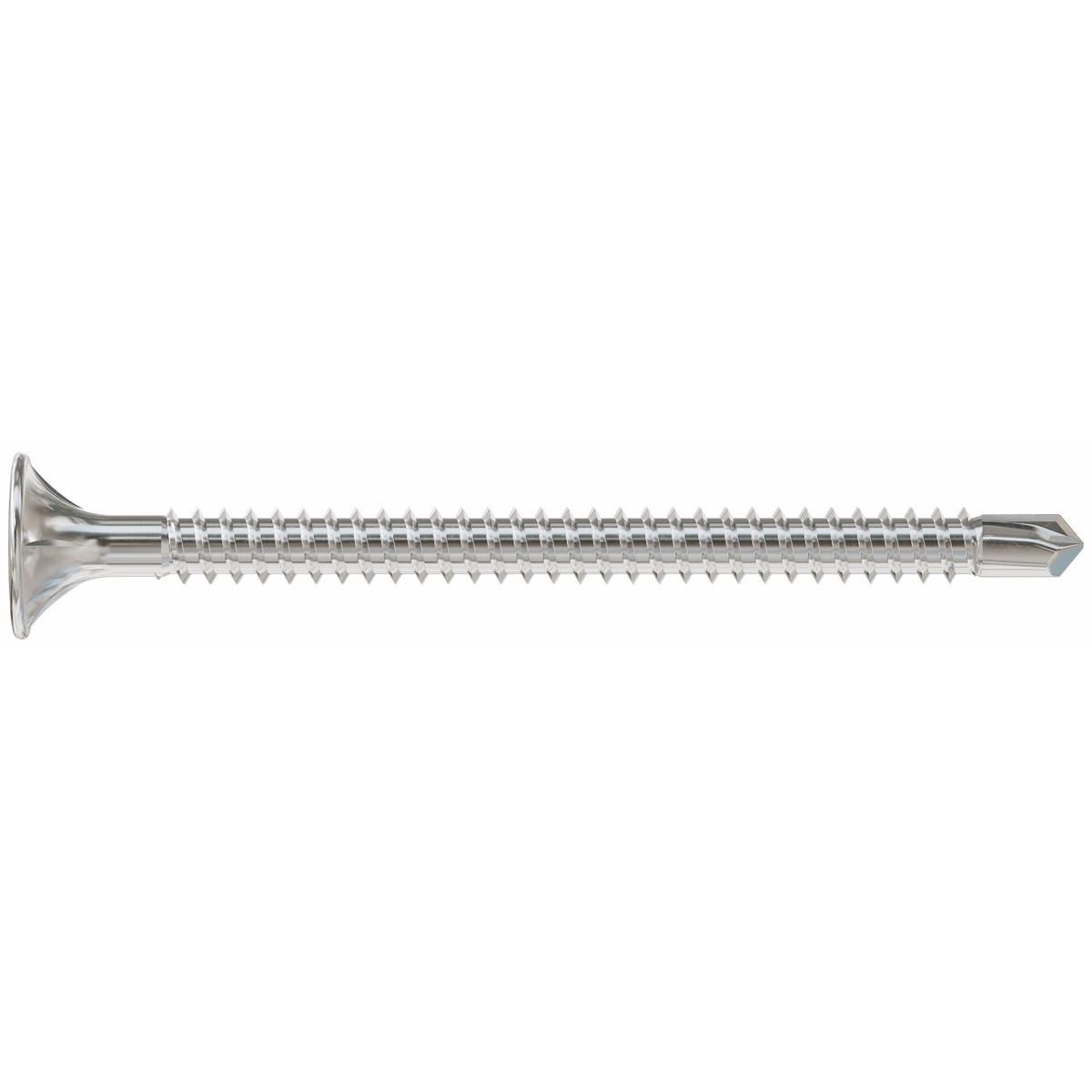 Simpson F08T225WDB Self-Drilling Fiber-Cement Screw #8 x 2-1/4 in. #2 Square Drive, Type 410