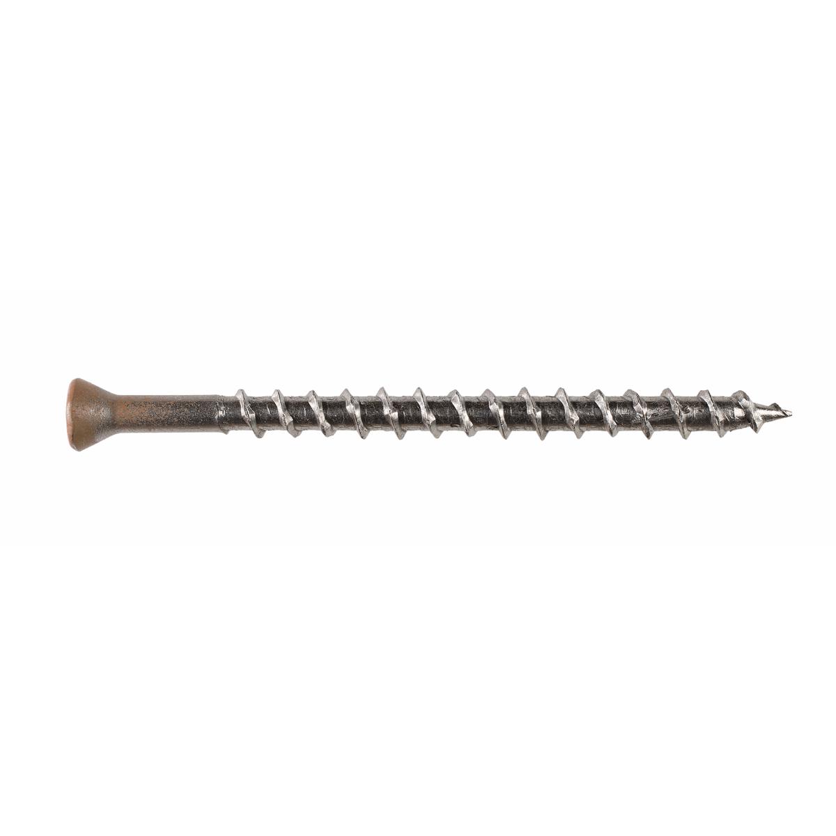 Simpson S09350WPB Deck-Drive DWP WOOD SS Screw #9 x 3-1/2 in. T-20, Trim Head, Type 305