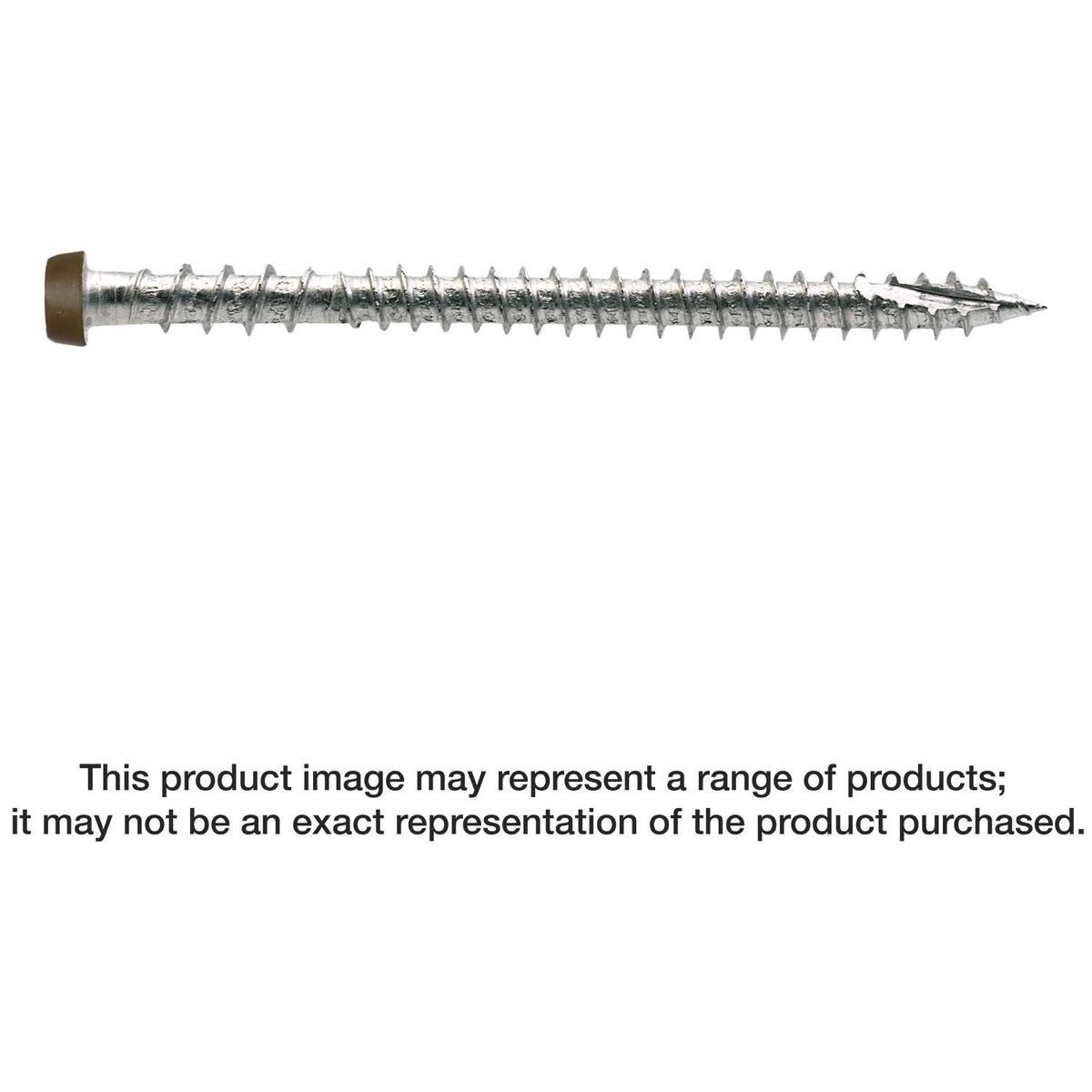 Simpson Strong-Tie DCU234MB305 Deck-Drive DCU COMPOSITE Screw, #10 x 2-3/4-in. T20, Type 305, 1750-Pack