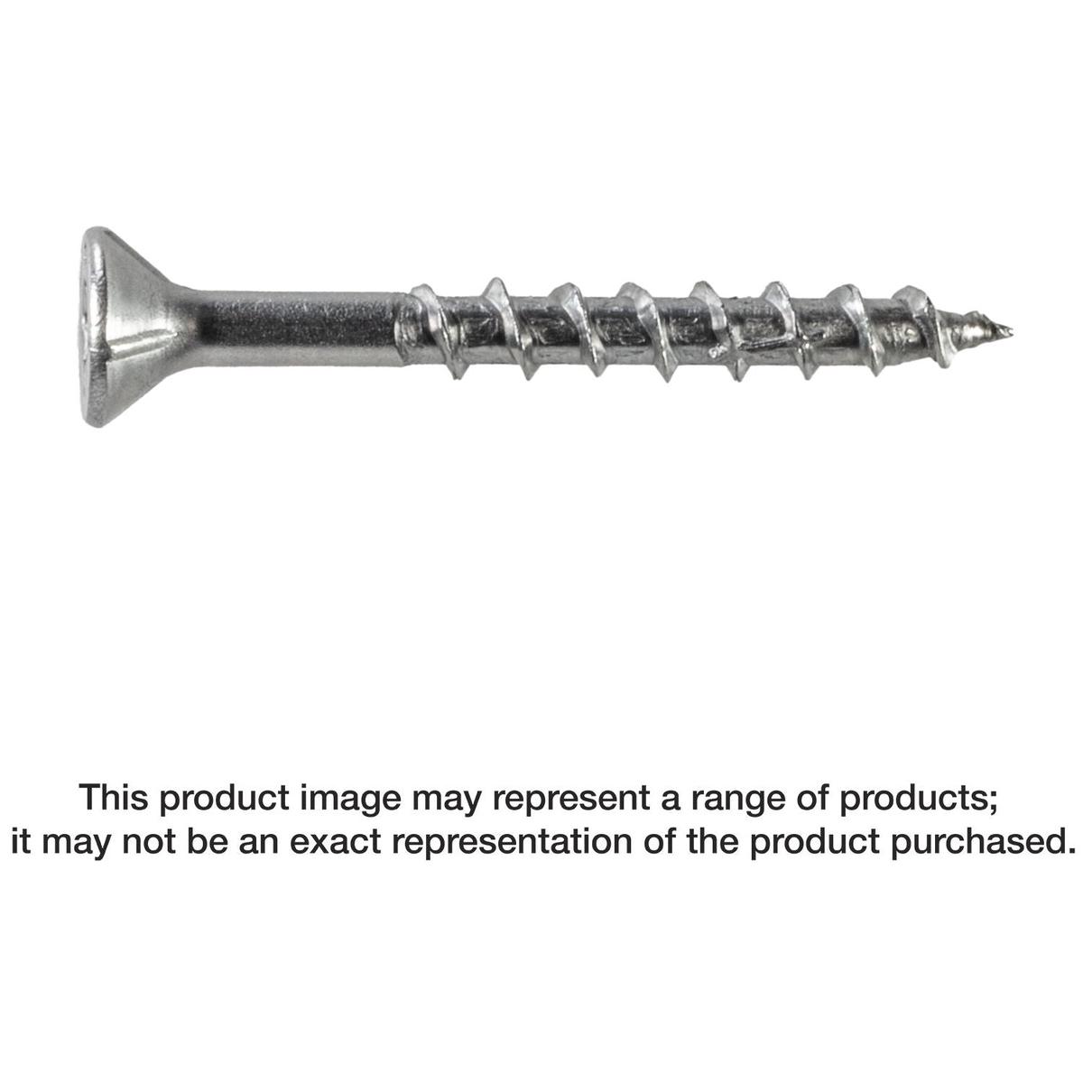 Simpson Strong-Tie S08162WP5 Deck-Drive DWP WOOD SS Screw, #8 x 1-5/8-in. T-20, Flat Head, Type 305, 5-lb.
