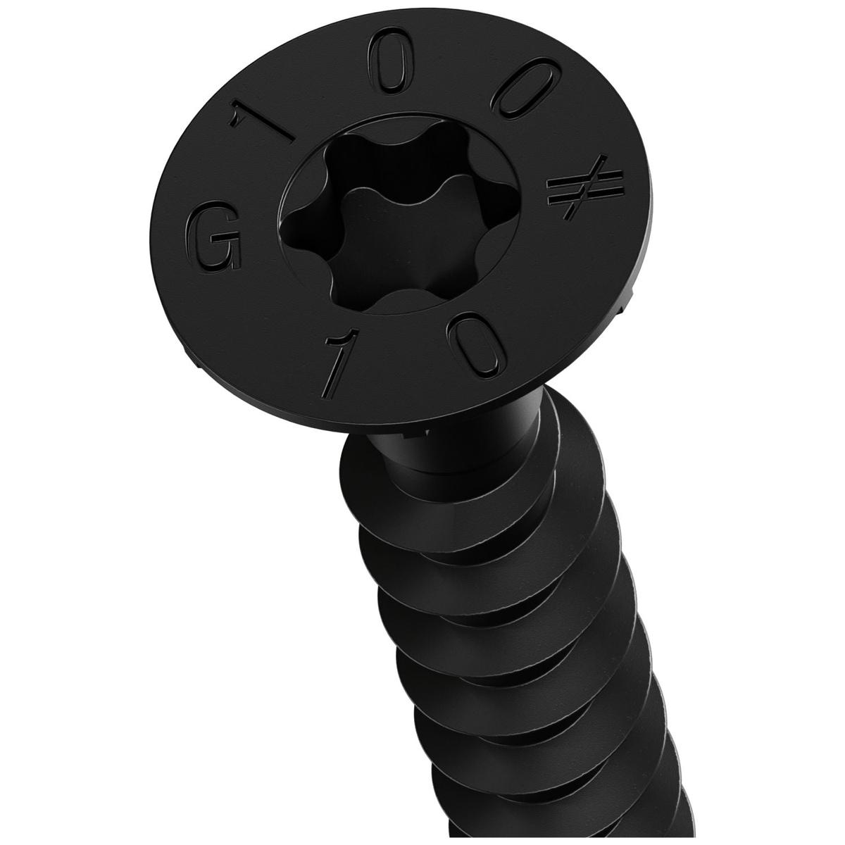 Simpson Strong-Tie SDCF10X100 Strong-Drive SDCF TIMBER-CF Screw, 0.390-in. x 4-in. T50, E-Coat, 250-Pack