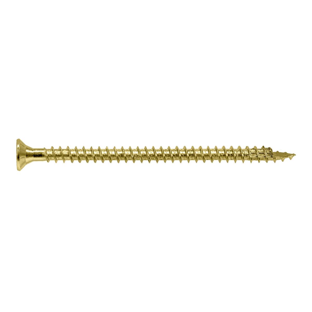 Simpson Strong-Tie SDCF22512-R50 Strong-Drive SDCF TIMBER-CF Screw 0.23 in. x 5-1/2 in. T40, Yellow Zinc