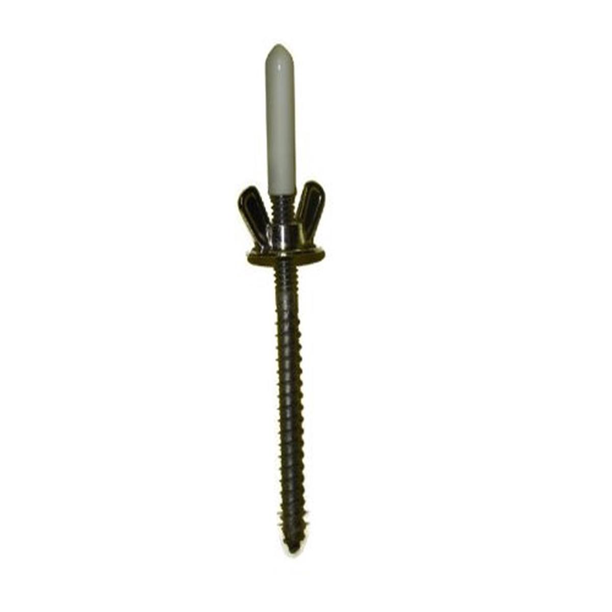Simpson Strong-Tie SPS25344-KT 1/4×3-7/16 Hex Drive Wing Head 302 Stainless Steel Construction Screws, 25/Box