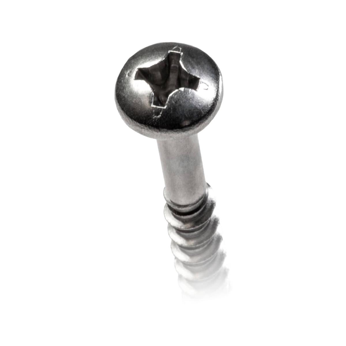 Simpson Strong-Tie T12J200PXM Marine Screw, Pan Head, #12 x 2-in. #3 Phillips Drive, Type 316, 1000-Pack