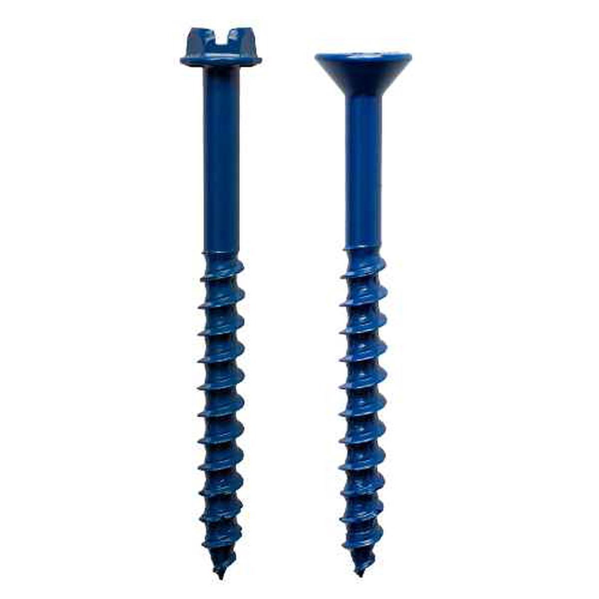 Simpson Strong-Tie TNTBL18134TF Titen Turbo Black 3/16 x 1-3/4 Flat100pc
