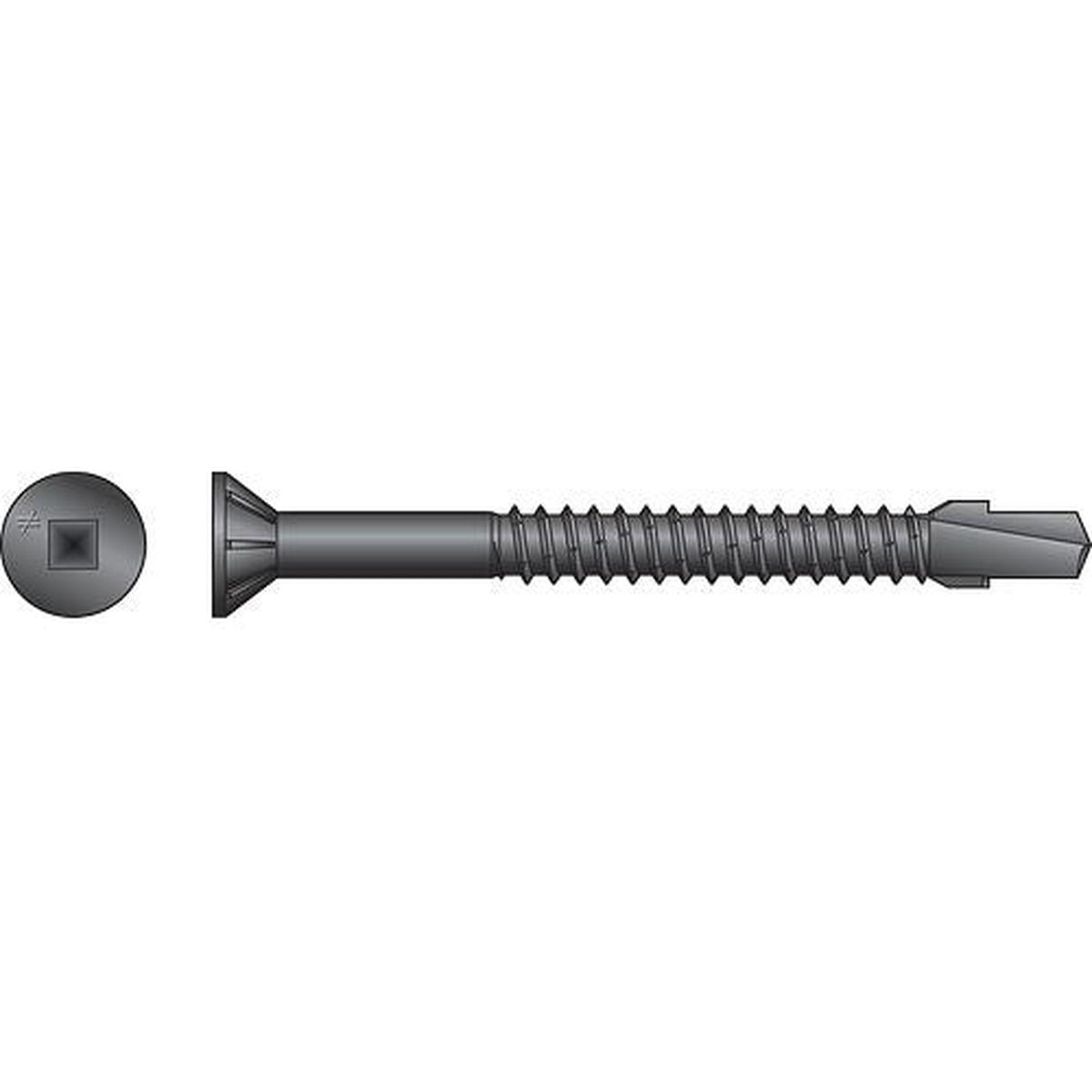 Simpson TBG1260R1500 Strong-Drive TB WOOD-TO-STEEL Screw #12 x 2-3/8 in. #3 SQ, N2000