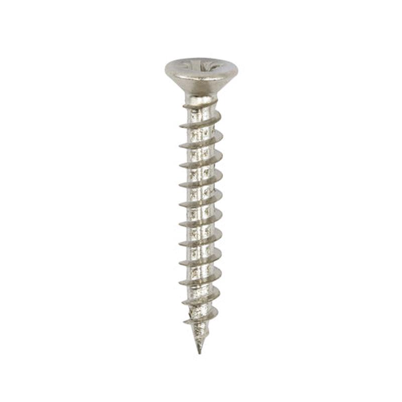 TIMCO Classic Multi-Purpose Hinge Screws – PZ – Countersunk – Nickel – 3.0 x 12 – 200 Pieces Box
