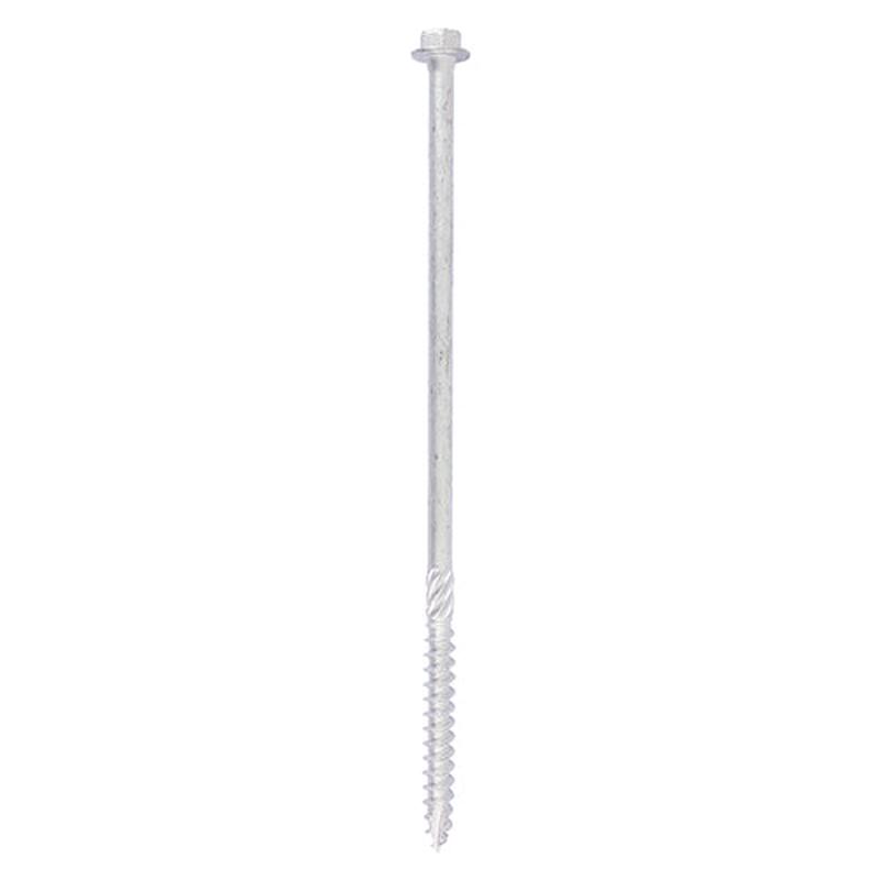 TIMCO Heavy Duty Timber Screws – Hex – Exterior – Silver – 10 x 160 – 10 Pieces TIMbag