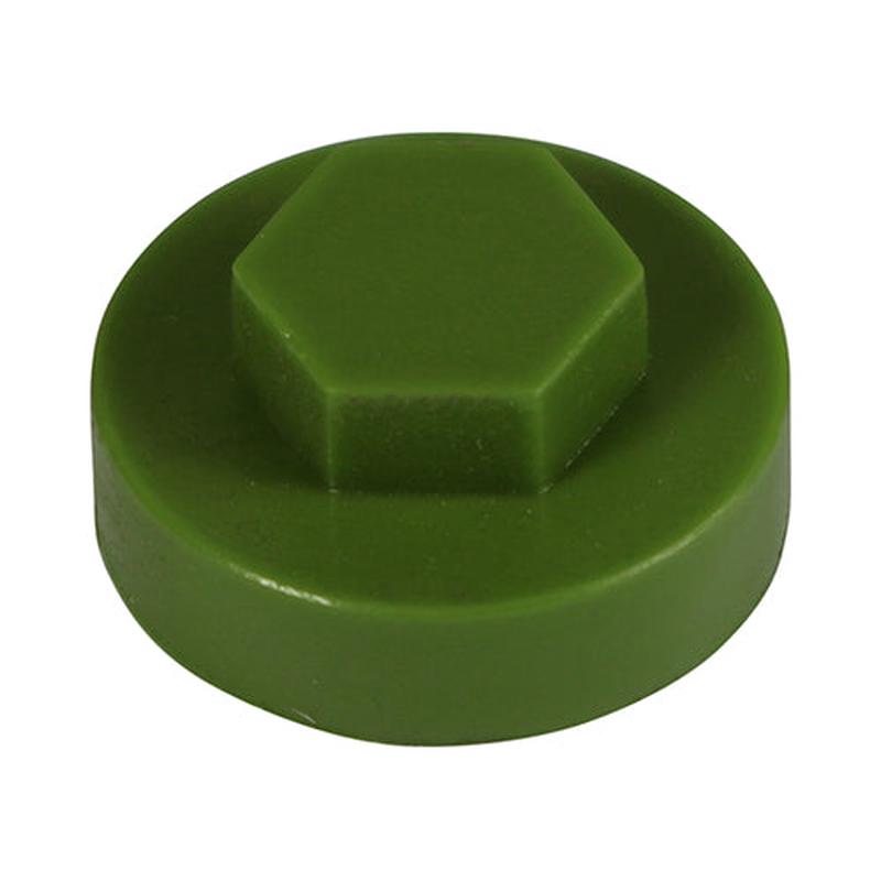 TIMCO Hex Head Cover Caps – Sage – 19mm – 1000 Pieces Bag