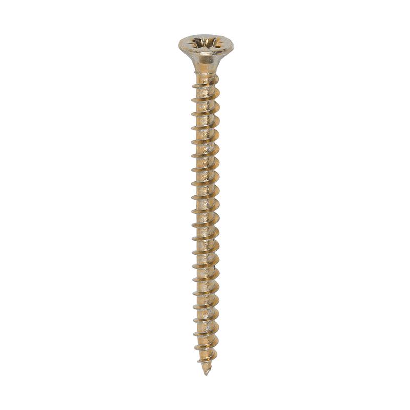 TIMCO Solo Chipboard & Woodscrews – PZ – Double Countersunk – Yellow – 4.0 x 50 – 200 Pieces Box