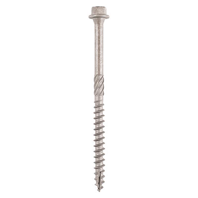 TIMCO Timber Frame Construction & Landscaping Screws – Hex – A4 Stainless Steel – 6.7 x 75 – 25 Pieces Tube