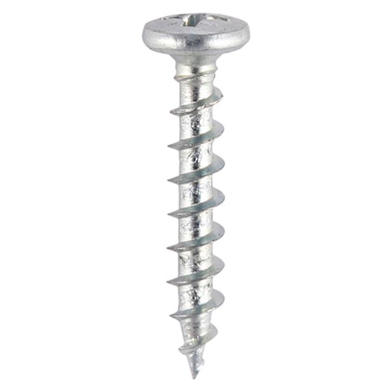 TIMCO Window Fabrication Screws – Friction Stay – Shallow Pan Countersunk – PH – Single Thread – Gimlet Point – Zinc – 4.3 x 16 – 1000 Pieces Box