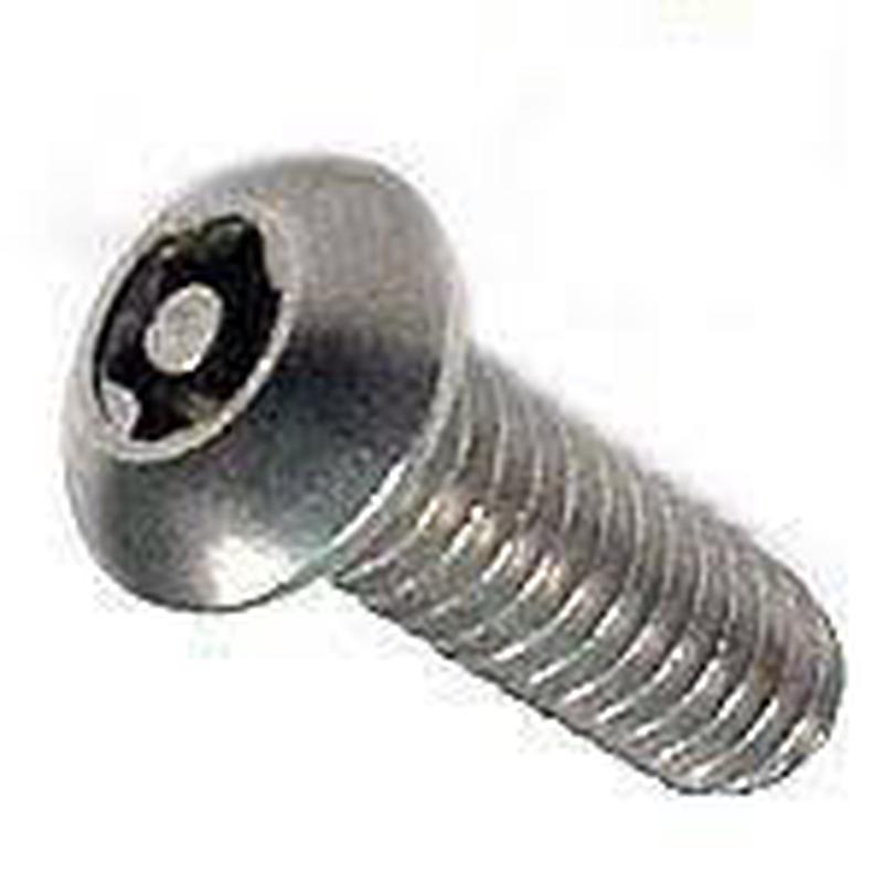 [100 PKG] Machine Screws Button Head Pin In Six Lobe 18/8 Stainless Steel 10-24 X 1